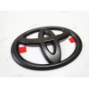 Toyota 1PC Matte Black Toyota Logo Overlay Emblem Fit Sienna