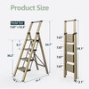 WOA WOA 4 Step Ladder for 10 Feet High Ceiling,