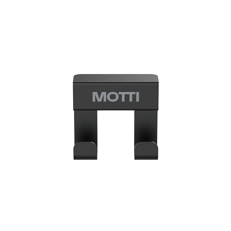MOTTI Simple Design Desk Hook, Black, Multi-functional Hook, Load Capacity