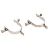 1 Pair Horse Spurs Stainless Steel Western Cowboys Spurs Men