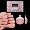 Puntas para uñas de los pies, 216 piezas de uñas