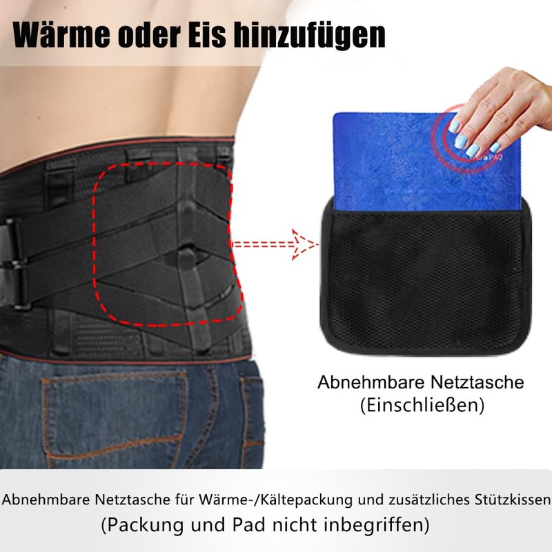 Back Brace, Lumbar Support, Back Strap for Men and Women,