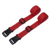 2 x Red Webbing Quick Release Buckle 50cm