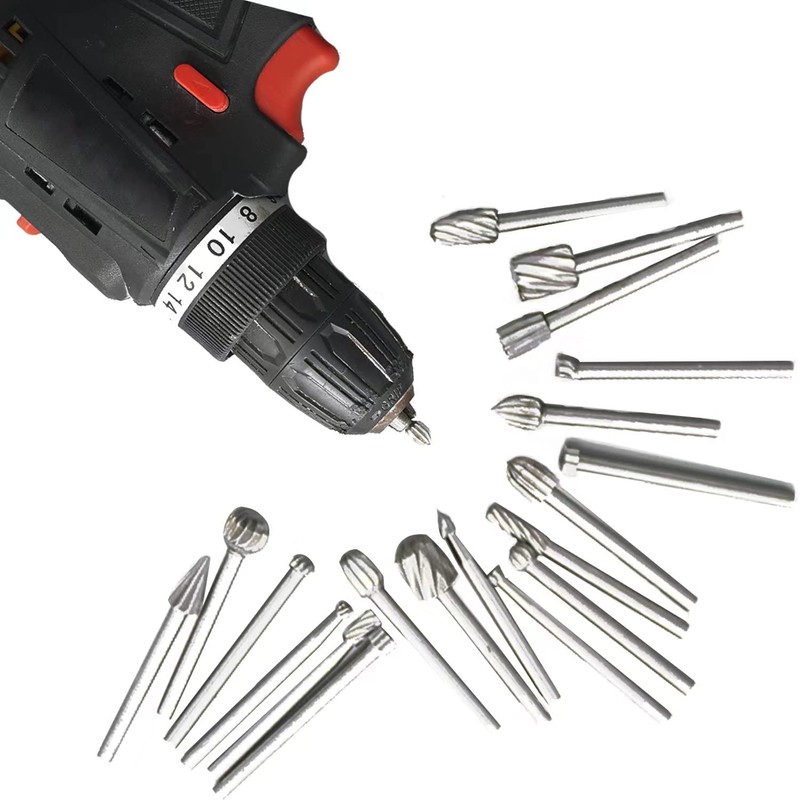 ZFYQ Set of 20 HSS Milling Cutter Router Bits Wood