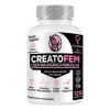 CreatoFem Creatina para Mujer | Con Inositol | 120 Cápsulas | Purely Organics