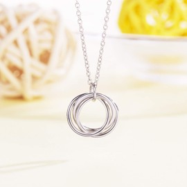 CHICLOVE Birthday Gifts for Women, 30TH 40TH 50TH 60TH 70TH 80TH 90TH Birthday Gifts, Happy Birthday Necklace, 925 Sterling Silver Birthday Necklace, Birthday Jewelry for Women, Sterling Silver, No