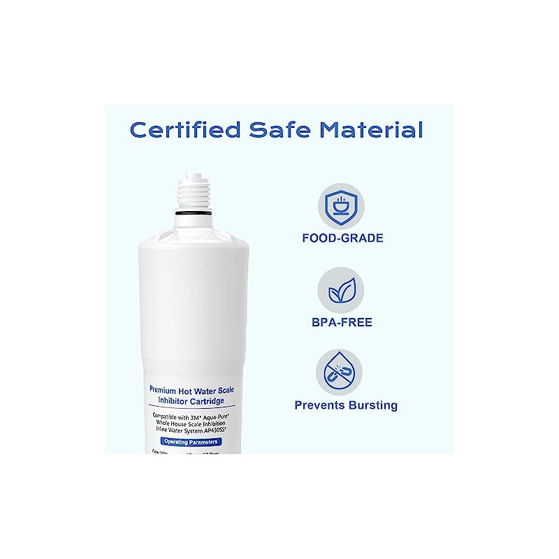 3 Pack AP431 Cartridge, Replacement for Aqua-Pure Whole House Scale
