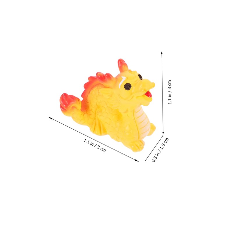 NOLITOY Adorable Tiny Figurines Bulk Set Mini Dragon Crafts for