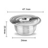 i Cafilas Espresso Coffee Capsules, Compatible with Bialetti Capsules, Refillable,