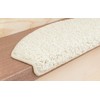 Kettelservice-Metzker Shaggy Venus Stair Mat, Semi-Circular, Available in 10 Colours,