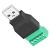 Conector de Terminal de 2 PCS, Conector Macho USB a
