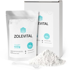 ZOLEVITAL Powder 3.5oz (100G) | 99% Purity | Analysis Report | Includes 222mg Spoon