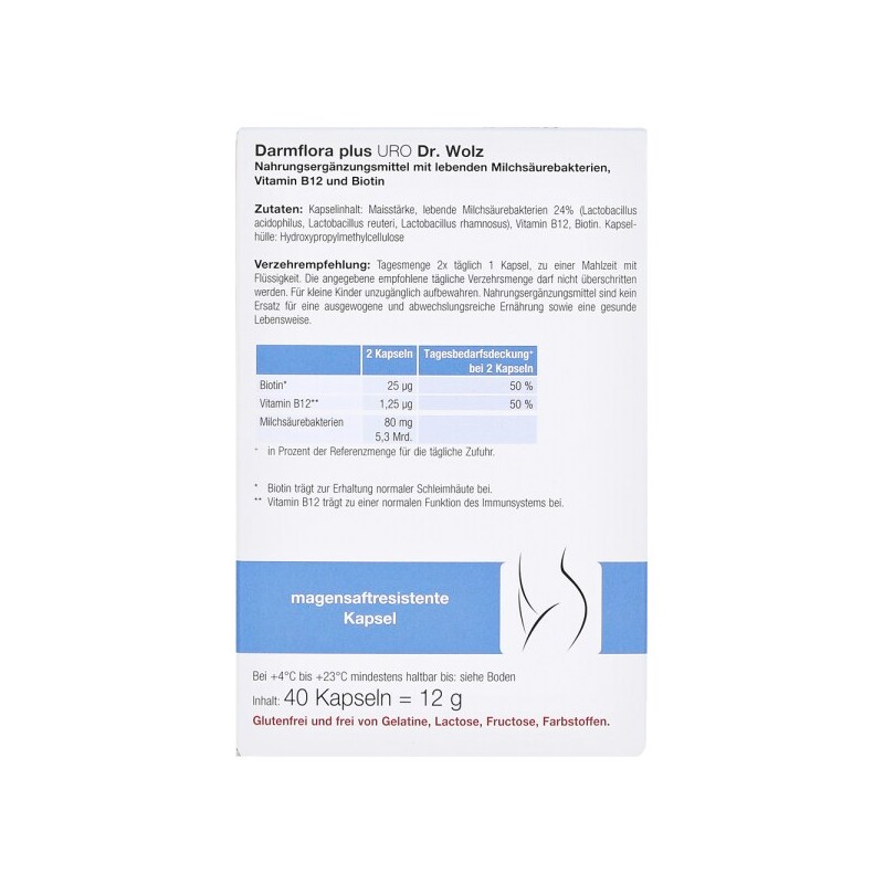 닥터볼츠 담플로라 플러스 URO 40 캡슐 Dr. Boltz Damflora Plus