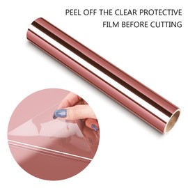 TECKWRAP 0.3m x 1.5m Rose Gold Chrome Vinyl Wrap
