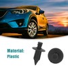 ACROPIX Zipper Rivets Plastic Door Trim Push Pins Universal 7mm