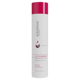 GREAT CLIPS Solutions Acondicionador Nutritivo 10 Fl Oz | Aceite de Argán | Libre de Sulfatos y Parabenos | Hidrata y Repara El Cabello | Seguro para Cabello Con Tratamiento Colorante