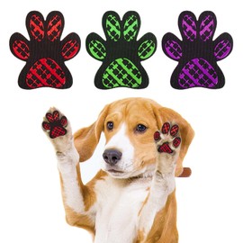 BEAUTYZOO Dog Paw Protector for Hot Pavement, Anti-Slip Paw Grips for Senior Dogs, Paw Stickers Traction Pad for Dogs Feet on Hardwood Floor, Dog Shoes Boots Socks Replacement, 12 Sets (36 pcs) XL