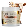 Vitamoo Calostro Bovino con Colágeno, Probióticos y Prebióticos, Sabor Vainilla