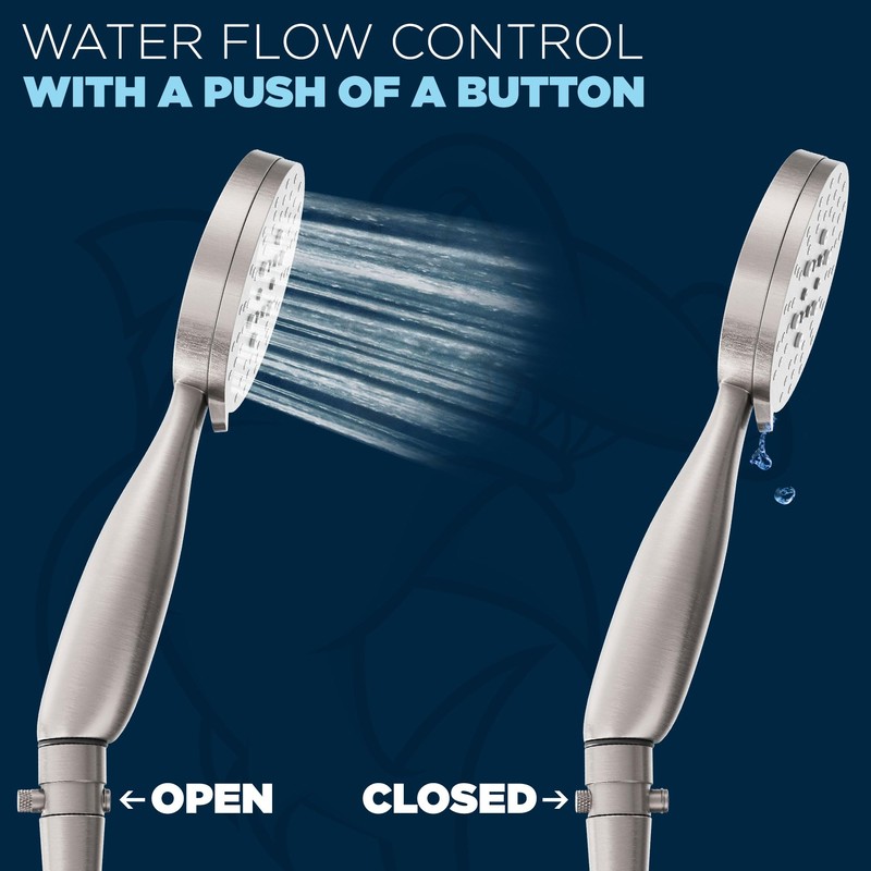 HammerHead Showers® All Metal Shower Head Shut Off Valve -