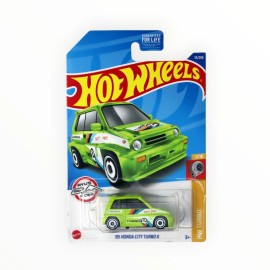 Hot Wheels '85 Honda City Turbo II 13/250 - Green - 2022 Mainline A - New - Near Mint