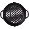 Lodge 12" Cast Iron Dual Handle Grill Basket