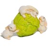 Top Collection Enchanted Story Fairy Garden Rabbits Rolling Cabbage Outdoor
