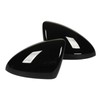 Akozon 2pcs Glossy Black Rearview Mirror Replacement for Chevy 2017?2019