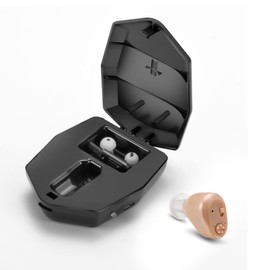 Turbo Ear Rechargeable Mini Sound Amplifier | Small, Nearly Invisible & Discreet Hearing Amplifier Device | Enhanced Sound for Seniors & Adults | Personal Audio Boost for Sound Enhancement | Nude Color