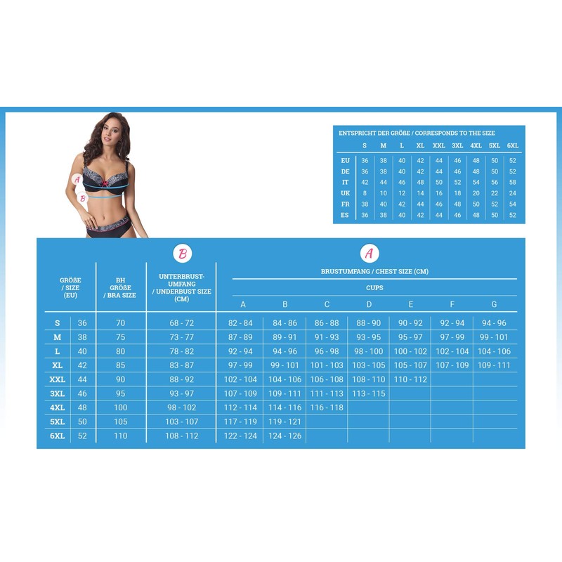 Merry Style P618 Women's Bikini Top - 90 E