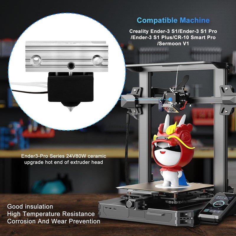Sprite Extruder Upgrade Heater Block Hotend Kit for Creality Ender-3