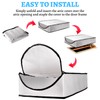 YOUEON Extra Thick Attic Door Insulation Cover 25"x54"x11", Double Bubble