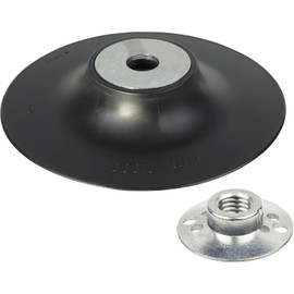 wolfcraft Grinding Disc for Angle Grinder Diameter 125 mm – 2454000 – with M14 Flange Nut – ISO 15636 Compatible – for Grinding