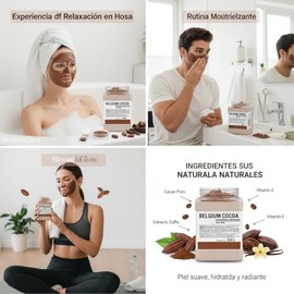 Bloom&Glow- Mascarilla profesional de gelatina de Belgium Cocoa Jelly mask. 650 gramos