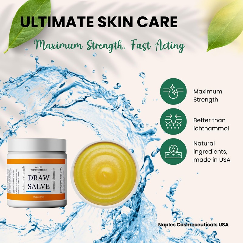 Naples Cosmeceuticals Drawing Salve for Skin Disorders