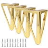 Opfiue 6 inch Heavy Duty Metal Furniture Sofa Legs, Sturdy