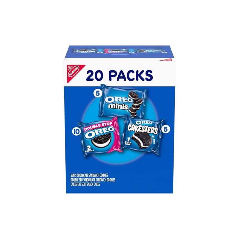 OREO Lovers Cookies and Cakesters Soft Snack Cakes Variety Pack