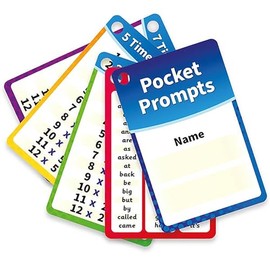 26 Pupil Pack of Times Tables and Key Words Pocket Prompts Primary Teaching Services