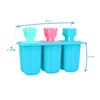 com-four® 2 x Ice Cream Moulds for Popsicles - Popsicle