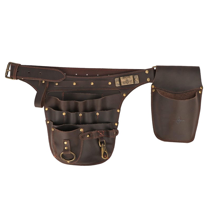 Tourbon Leather Garden Florist Tool Belt Utility Apron Tools Holster