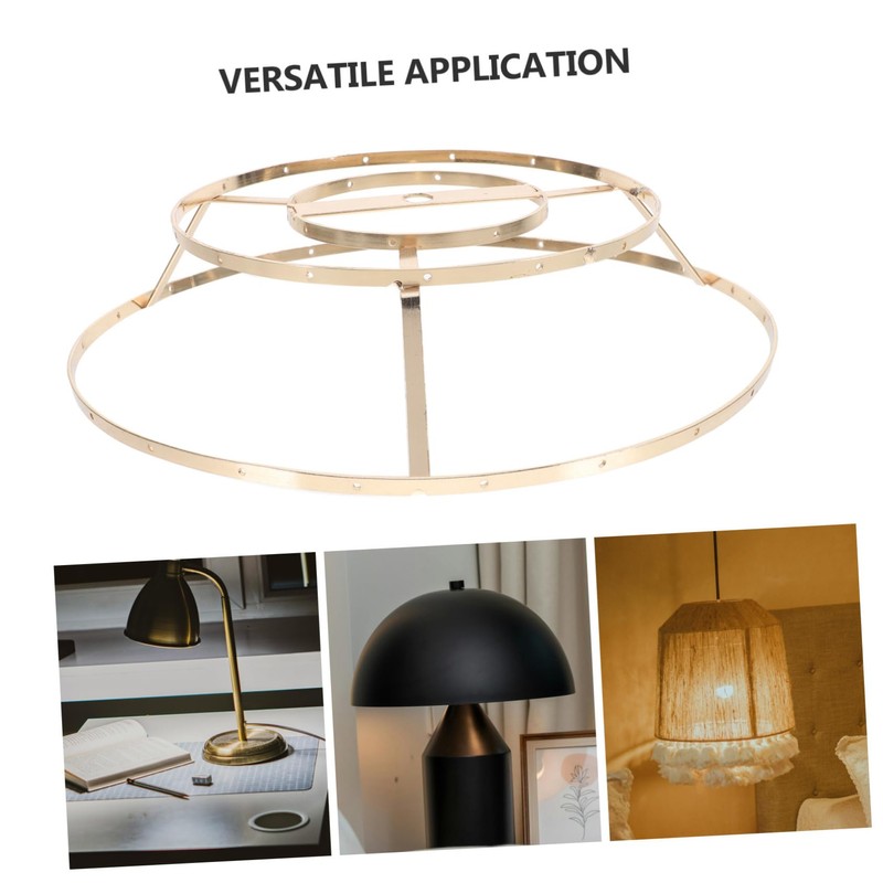 WHAMVOX Metal Lampshade Frames DIY Table Lampshade Frames Stable Lampshade