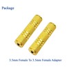 Voluty Tek 1/8 Inch TRS TS 3.5MM Female to Female