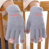 USB Heated Gloves for Men Women Touch Screen Full Finger