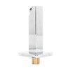 Tub Spout Brass G1/2 Connector Rectangle Wall Mounted Bathtub Faucet