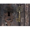 Bijoux de Ja Antique Bronze Celtic Knot Skeleton Key Charm