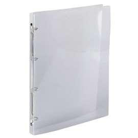 Exacompta 809471 A4 4-Rings Ring Binder - Clear