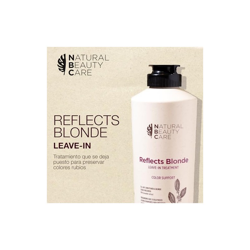 Natural Beauty Care Reflect Blonde Leave Tratamiento Cabello Rubio 300ml