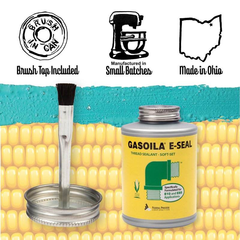 Gasoila Thread Sealant for Ethanol E10 & E85 Applications, Non-Hardening,