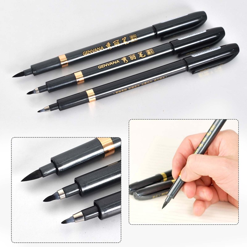 SAVOSWEET Pack of 4 Japanese Pens, Japanese Pens, Teechinese Japanese