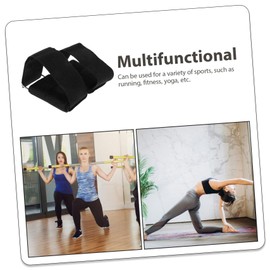 WOONEKY Adjustable Ankle Dumbbell Straps Cable Kickback Ankle Strap Plantar Relief