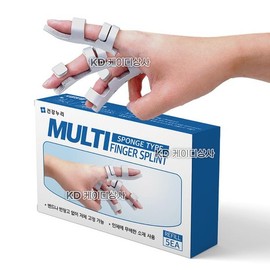 건강누리 멀티핑거 스프린트 리필 1~5호 5개입 손가락 교정 보호 깁스 손부목 Healthnuri Multi-Finger Sprint Refill Size 1-5, 5 Pieces Finger Correction Protection Splint Finger Brace